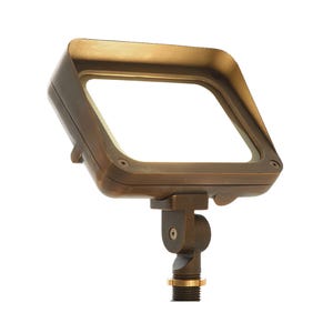 AMP® 120V 17W Brass LED Flood Light with Knuckle Illuminated (Constant Output)
