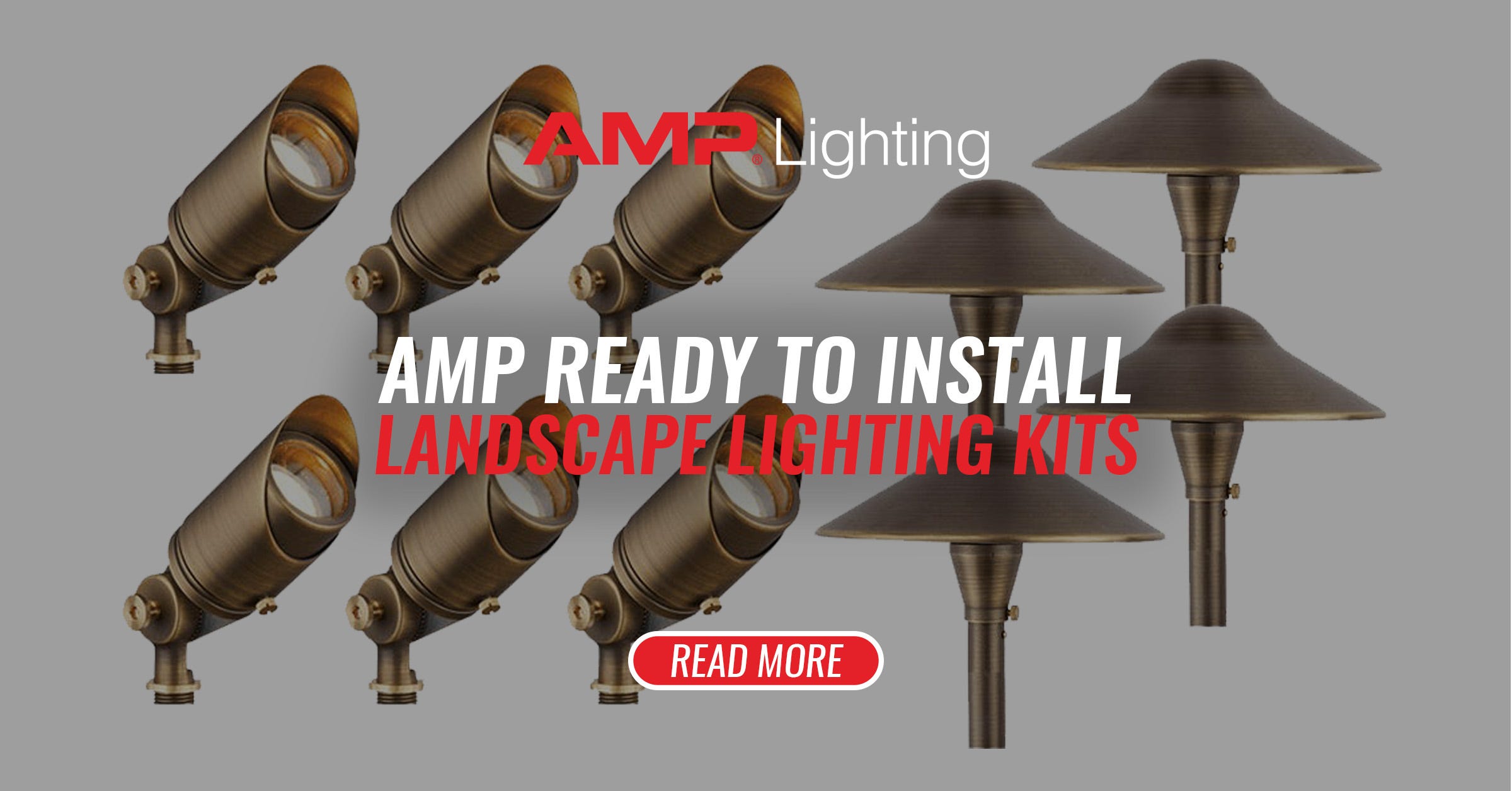 AMP landscape lighting kits.