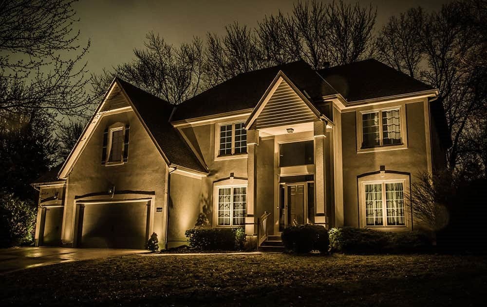 Illuminated Home using AMP® Spot Lights