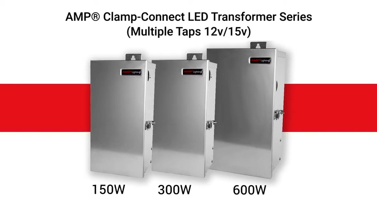 AMP® Clamp-Connect LED Transformers